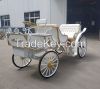 White Wedding Electric Sightseeing Horse Carriage