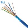 cat 6 cable pass test pure copper 24awg 2pr 4pr 305m 1000ft 0.56 ftp cat6 indoor cable 