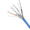 cat 6a cable pass test pure copper 24awg 2pr 4pr 305m sftp cat6a indoor cable 