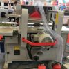 Woodworking straight line single blade rip saw machine