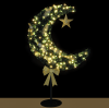 Decorative Moon-Star Tree Eid for Party Wedding Living Room Decor (Green 6 Feet)