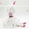 Ballet Unicorn Colth Toys Handmade Cotton Unicorn Stuffed soft toys Cotton Rag doll