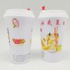 Freezing summer 500ML Milk cup cold drink cup disposable plastic cup