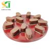 Diamond metal grinding disc and resin&buff polishing disc for stone slab processing