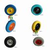  4.00-8 PU foam wheel polyurethane wheel flat free wheel for wheelbarrow beach foldable wagon 