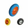  4.00-8 PU foam wheel polyurethane wheel flat free wheel for wheelbarrow beach foldable wagon 