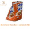 Food Grade Custom Aluminium Plating Anti-Permeability Moistureproof High-Pressure Triple Composite Film Food Packaging Bags