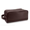 Wholesale Custom Luxury Leather Travel Makeup Case Pouch Cosmetic Bag with Zipper