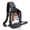 Chest Bag with USB Charging Port Crossbody for Men Women Lightweight Hiking Travel Backpack