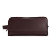 Wholesale Custom Luxury Leather Travel Makeup Case Pouch Cosmetic Bag with Zipper