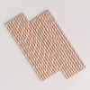 2020 Unique Design Disposable Biodegradable Wedding Colorful Paper Straw 