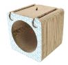 Square Shape Corrugated Cat Cardboard Scratcher Cat Scratch Board Pet Products