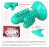 Cactus Shape Squeaky Dog Toothbrush Suction Cup Puppy Dog Chew Toys Pet Products