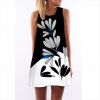 Women Dresses Digital Print Summer Dress New Fashion Boho Style Beach Dress Dashiki Hippie Mini Vestidos designer clothes