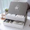 cardboard drawer boxes double layer baby gift box for clothing packaging