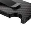 Slim Carbon Fiber Card Holder rfid Blocking Front Pocket Custom Metal Business Card Holder Men Wallet