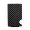 Slim Carbon Fiber Card Holder rfid Blocking Front Pocket Custom Metal Business Card Holder Men Wallet