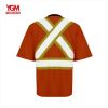 Hi vis safety reflective t-shirt custom coveralls 