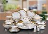 #18 67PCS Round Shape Porcelain Dinner Set