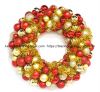 Hot Selling Exclusive Plastic Christmas Ball Ornament Wreath