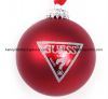 Promotional Good Quality Plastic and Glass Customized Christmas LOGO Ball