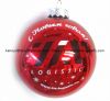 Promotional Good Quality Plastic and Glass Customized Christmas LOGO Ball