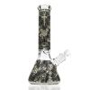 BLACK WATER GLASS SMOKING BONGS