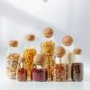 Food Storage Jars with Wood Lid Cork 