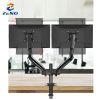 Ds90-2 Dual Monitor Arm Bracket Stand Riser Computer Desk Mount Double Arm For Monitor Computer Arm 2 Monitors 