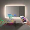 China factory smart mirror led bathroom mirror bluetooth speaker anti-fog good quality