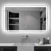 China factory smart mirror led bathroom mirror bluetooth speaker anti-fog good quality