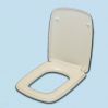 Rectangle WC Toilet Seat Cover Soft close, Quick release, PP/Duroplast material