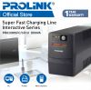 PROLiNK 2000VA Super Fast Charging Line Interactive Series UPS with built in AVR 140-300VAC Power Backup for Computer / Modem / Router / Network Equipment / CCTV PRO851SFC