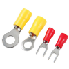 RV series wire terminal electrical insulated crimp copper or brass ring terminal