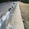 highway guardrail end ...