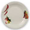 Factory direct supply high quality thick durable melamine dinner plate with custom design