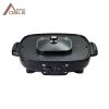 Non-stick Electric Grill Pan 2 In 1 Hot Pot Square Smokeless Electric Hot Pot And Grill