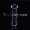 High temperature clear fused quartz glass tube with all dimension