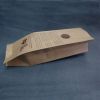 Coffee Side Gusseted Bag With Kraft Paper And Aluminum