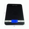 33lb/15kg Digital Touch Kitchen Food Black Tempered Glass Scale for Precise Weighing in gram, ounce, pound, kilogram, millilitre Measures