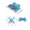 Hand Operated Mini Drone for Kids Toys with Music and LED light 3D Flips for Indoor Outdoor Boys Girls