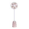 Clip On 1200mAh Rechargeable Mini Hand Held Fan For Baby Stroller Outdoor Camping