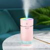 240ml rosy clouds ultrasonic home car office travel desktop portable mini usb humidifier with led light