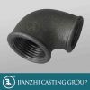 black FM BS NPT male female  malleable iron pipe fittings Elbow