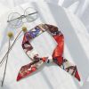 Female spring and autumn joker ribbon decoration thin scarf square South Korea with suit scarf