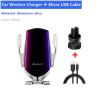 The best Car charger Fast charing Automatic Clamping Car Wireless Charger