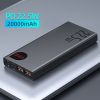 Lingzhi 22.5W/ 65W Power Bank 20000mAh Portable Fast Charging Powerbank Type C PD Qucik Charge Poverbank External Battery Charger