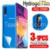 Three in one HD mobile phone protective film toughened glass film