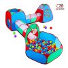 Kids Puzzle Tents with Ball Pool and Tunnel 