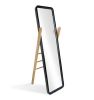 Full length lean standing dressing mirrors